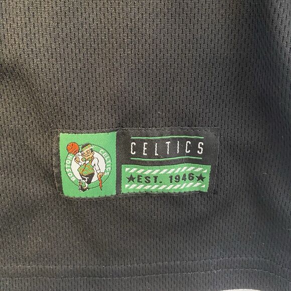 Boston Celtics Men 3XL Black Button Up Jersey Shirt Ultra Game NBA Official - Picture 7 of 13